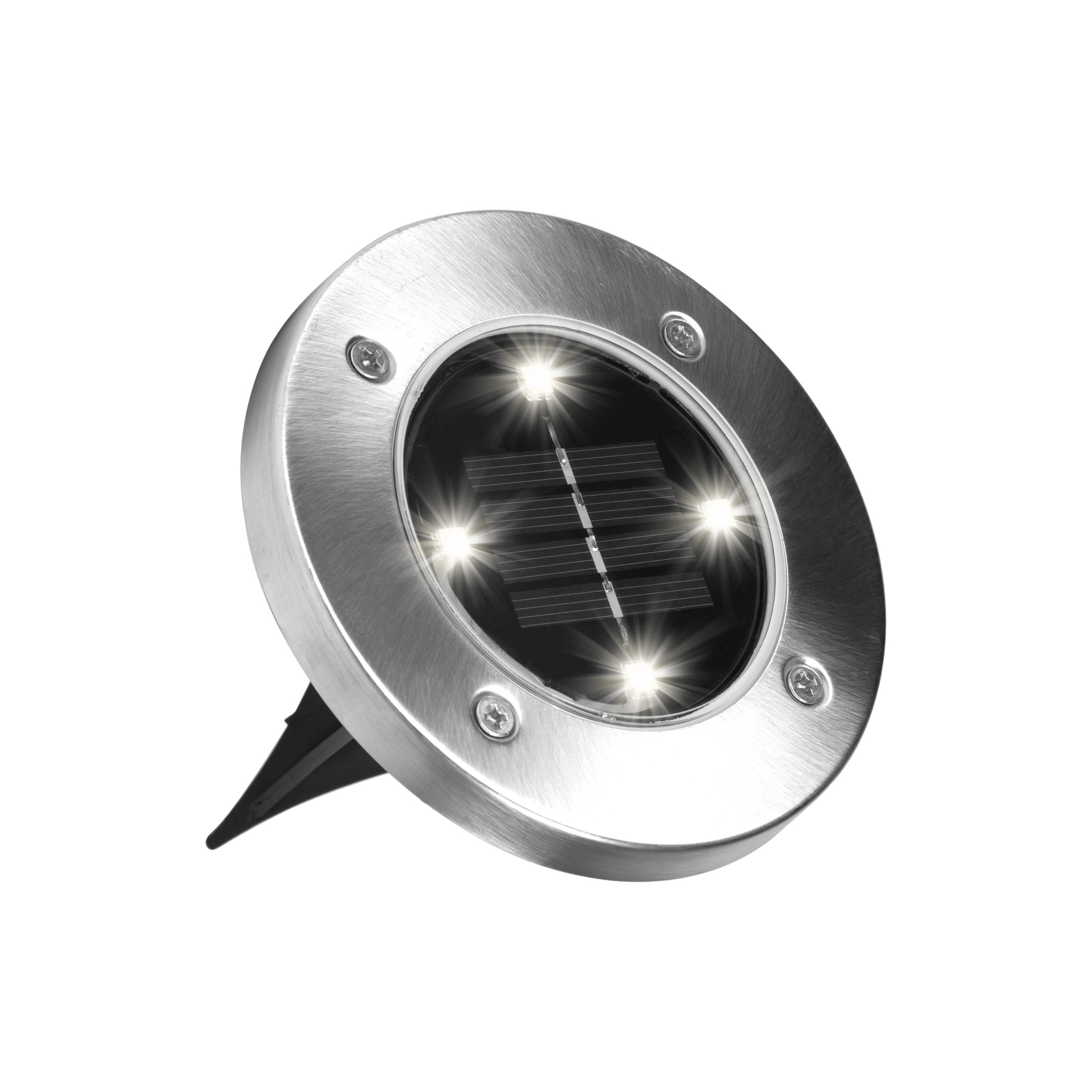 Bell Howell Silver Solar Powered Led Pathway Light Pack Reviews Wayfair