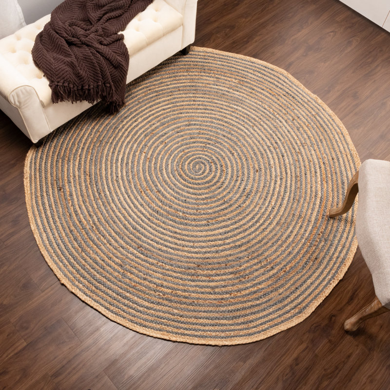 Bay Isle Home Round Mckenney Hand Braided Light Blue Area ... (800 x 800 Pixel)