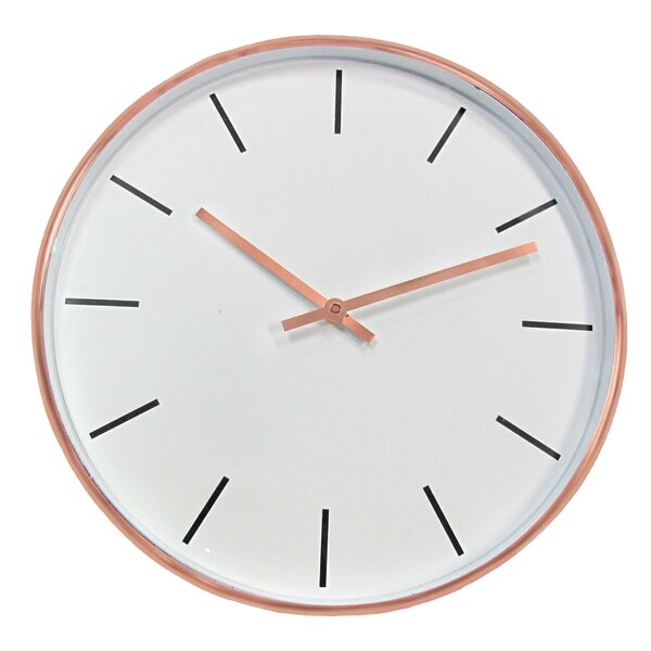 Details about   Mid-Century Modern Clock Minimalist Wall Decor Contemporary Silver Accent 