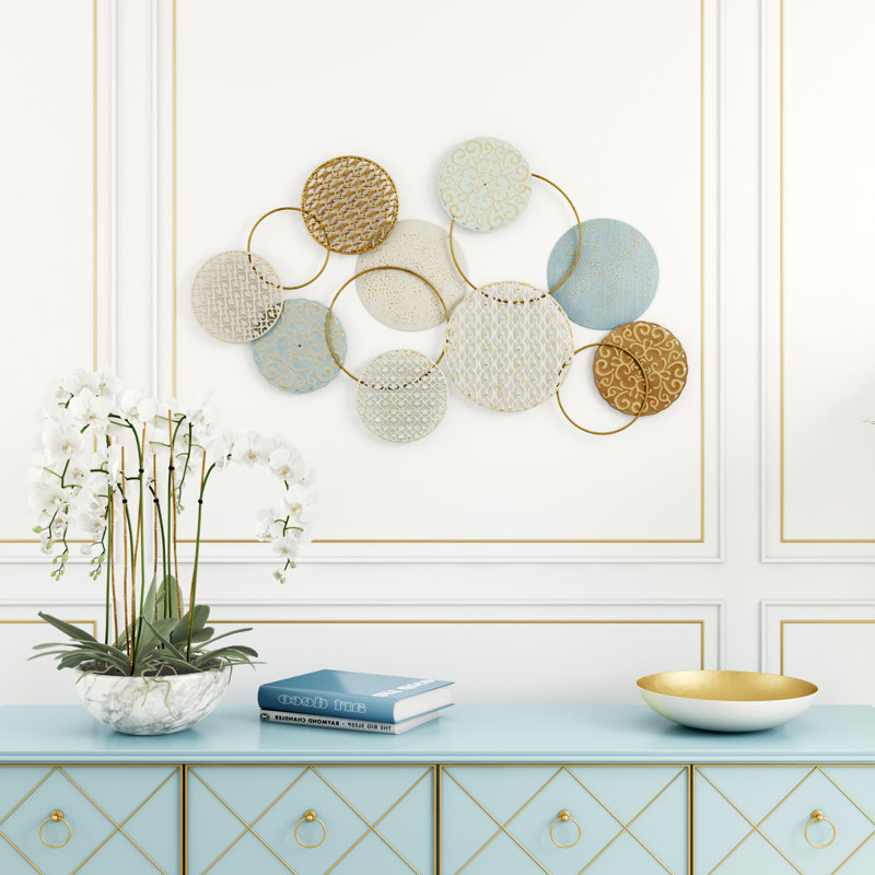 World Menagerie Abstract Metal Wall Decor Reviews Wayfair