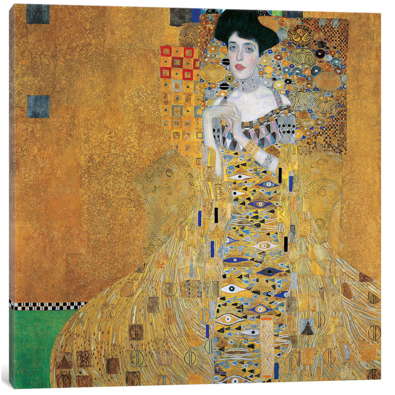 East Urban Home Portrait Of Adele Bloch Bauer I 1907 By Gustav Klimt Painting Print On Canvas Wayfair