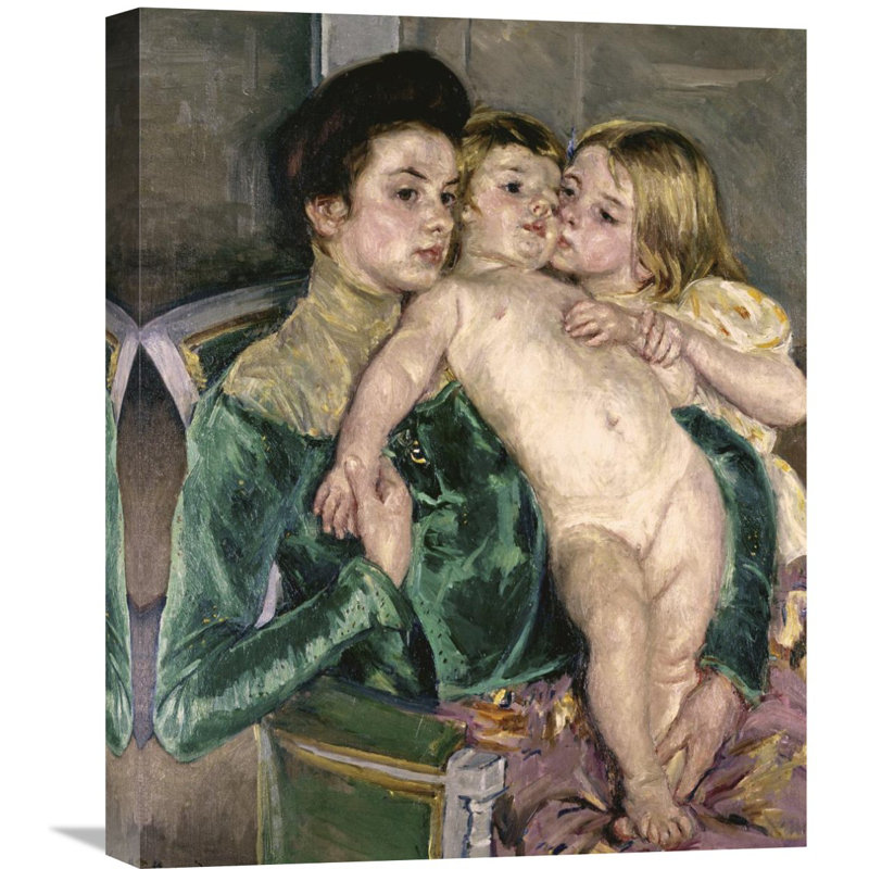 Global Gallery Child S Caress By Mary Cassatt Painting Print On