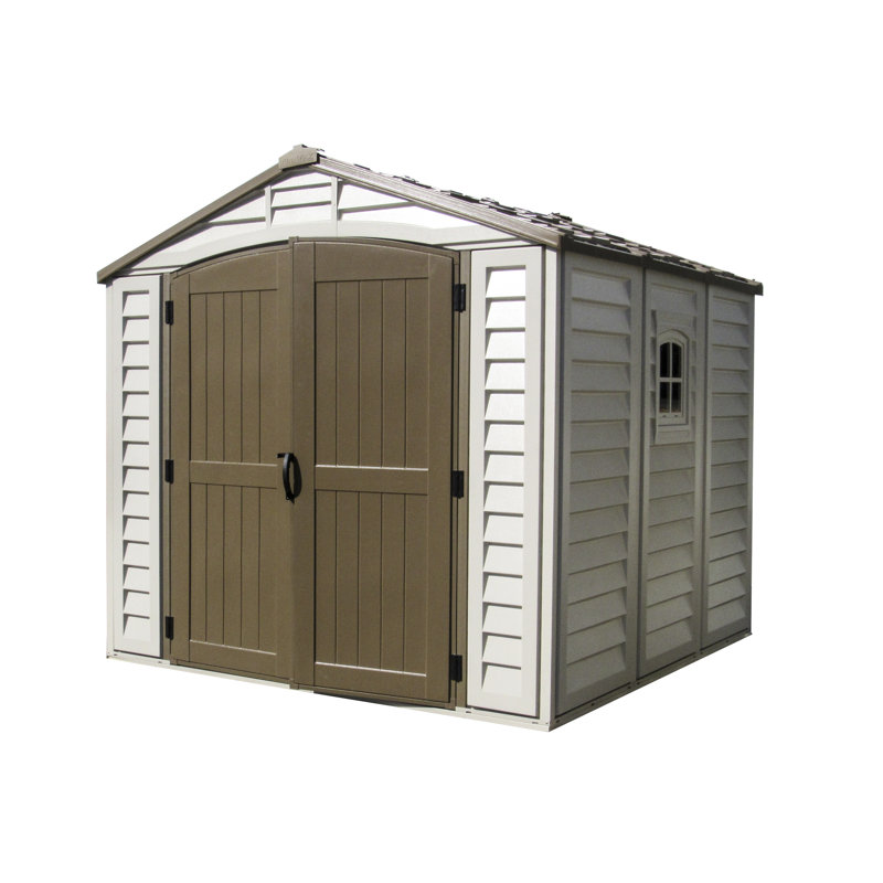 Duramax Duraplus 8 Ft W X 8 Ft D Plastic Storage Shed Reviews Wayfair
