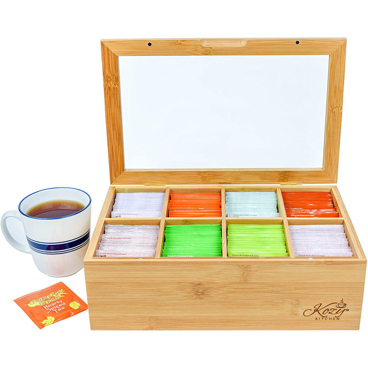 Kozy Kitchen Bamboo Tea Box