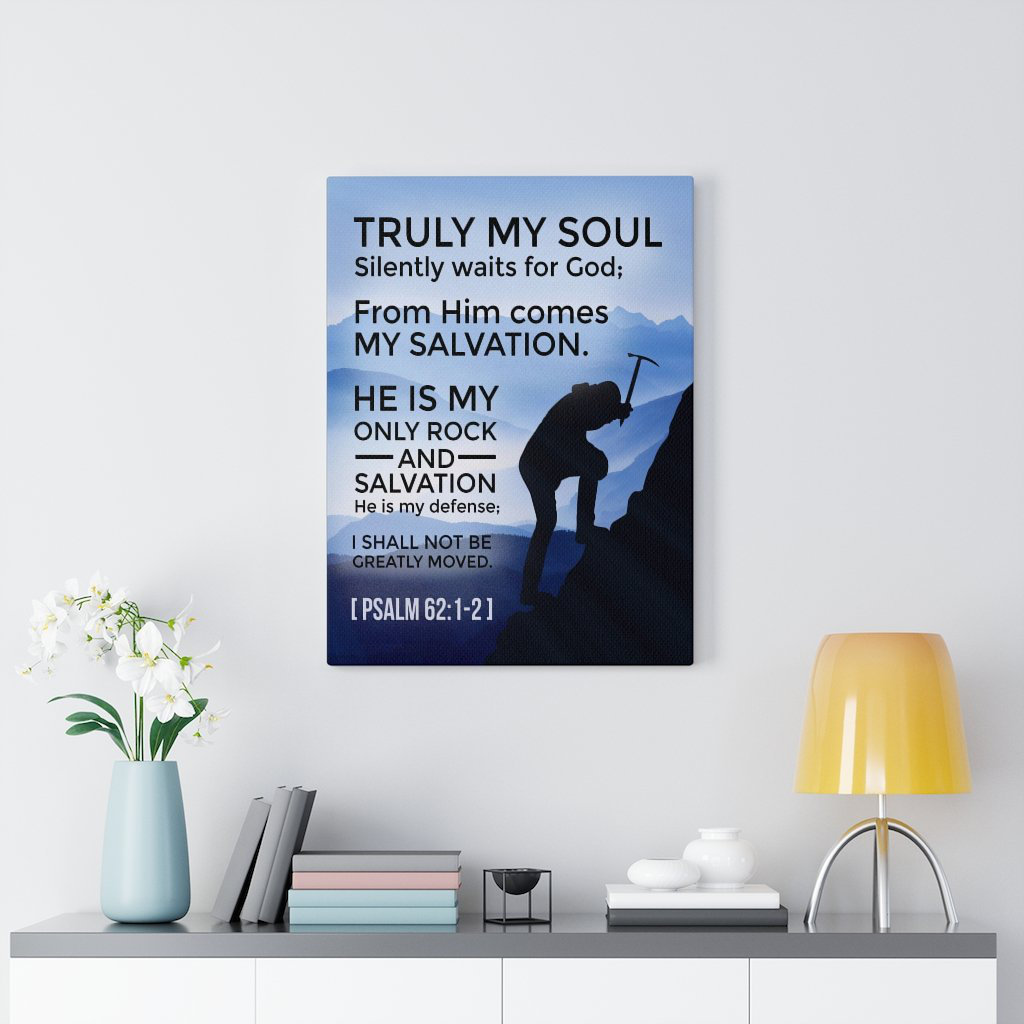 Express your love gifts rock and salvation psalm 62 1 2 christian wall