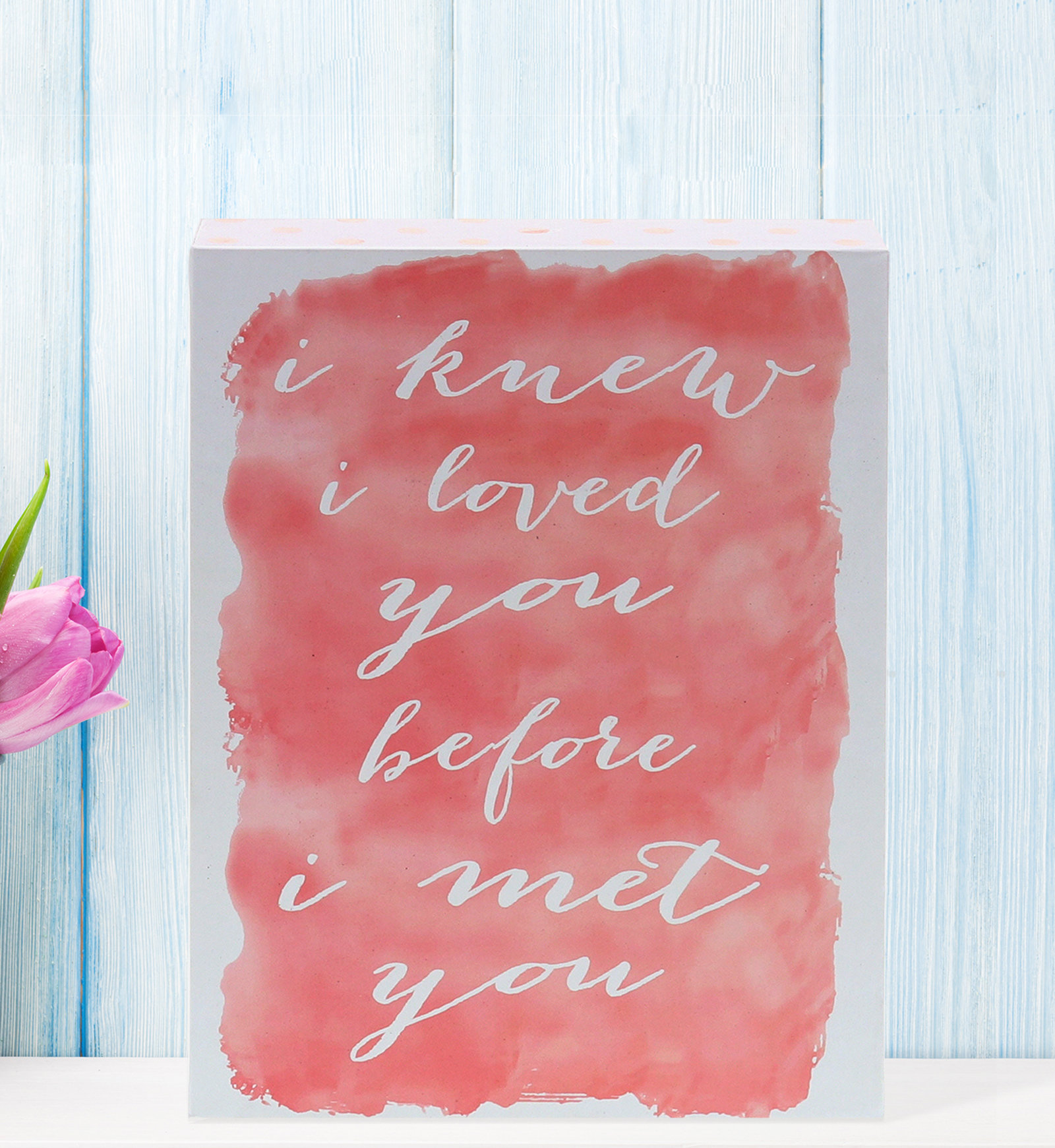 Barnyard Designs I Knew I Loved You Before I Met You Wall Decor Wayfair wayfair