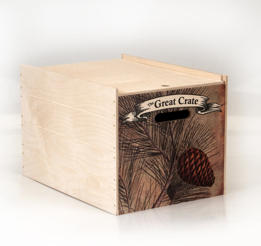 Open Season Tackle Wood Crate Open Season Tackle Wood Crate