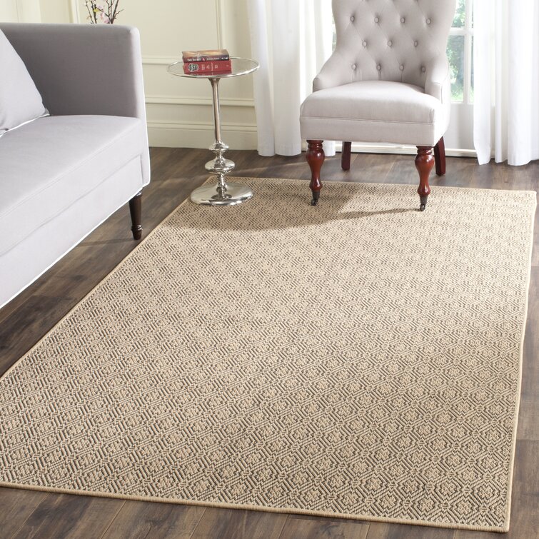 Dakota Fields Alondra Handmade Hand-Knotted Jute/Sisal Natural Rug ...