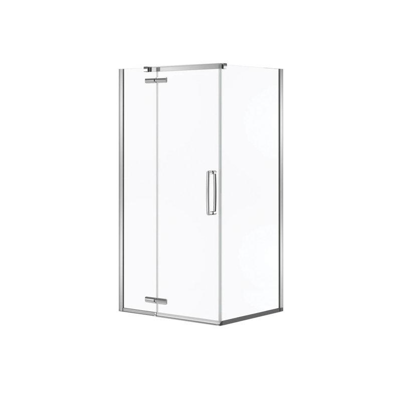Maax Inc Hana Rectangular 34 X 75 Pivot Semi Frameless Shower Door Wayfair