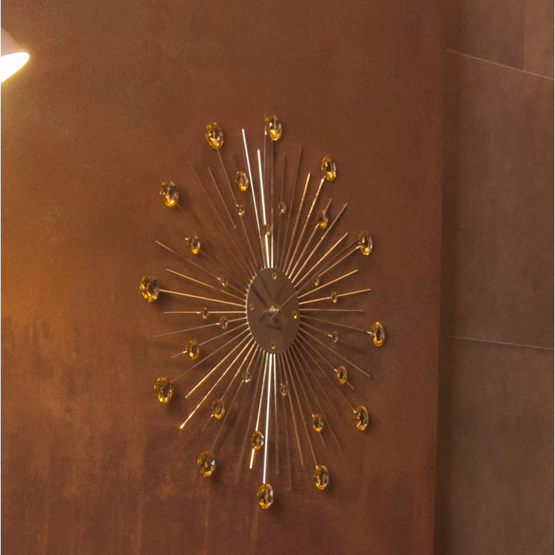 Karlsson Sunburst Wall Clock & Reviews Wayfair.co.uk