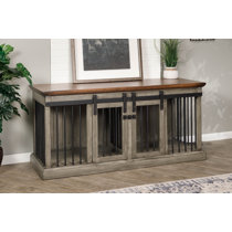 tv stand dog kennel