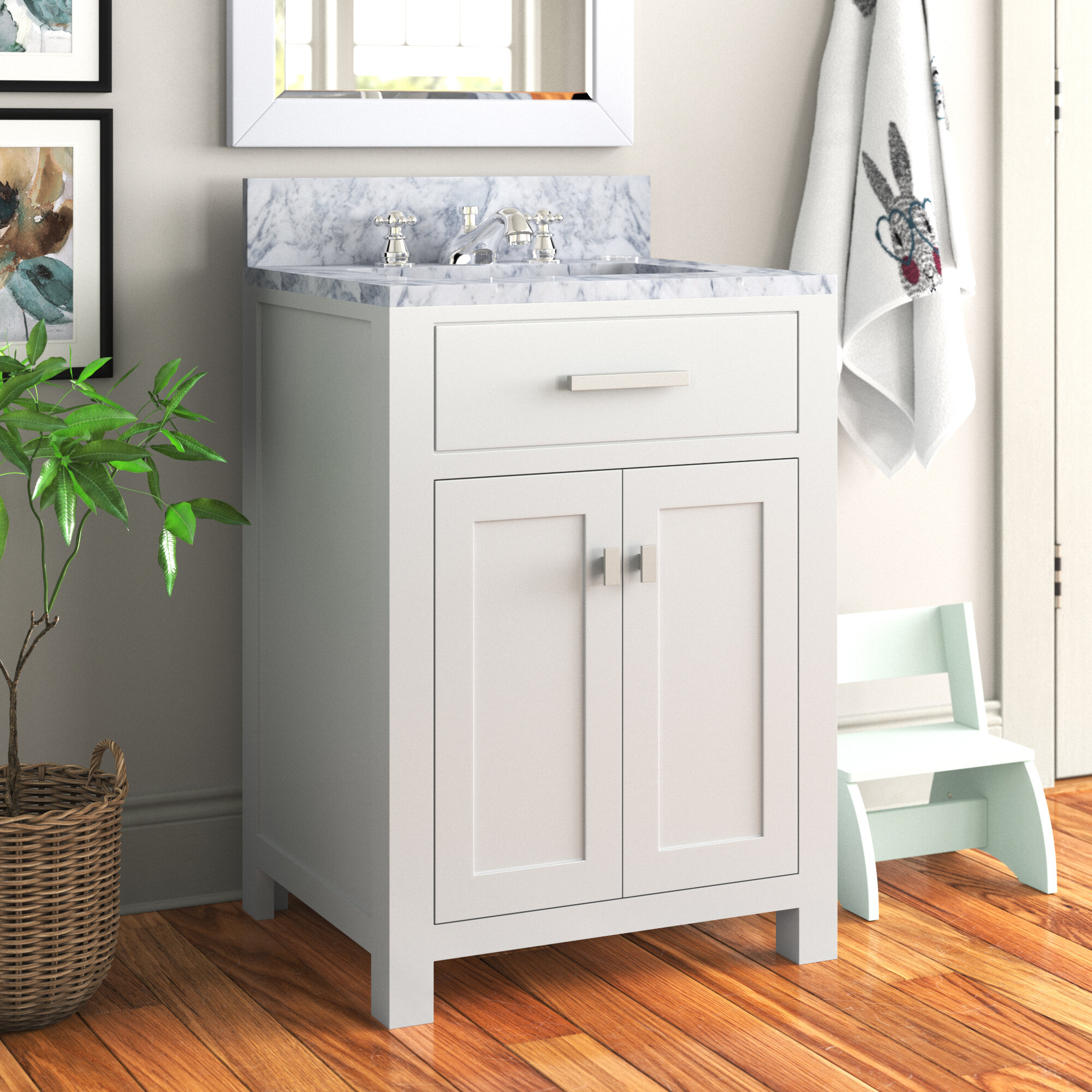 24 Inch White Bathroom Vanities Youll Love In 2021 Wayfair