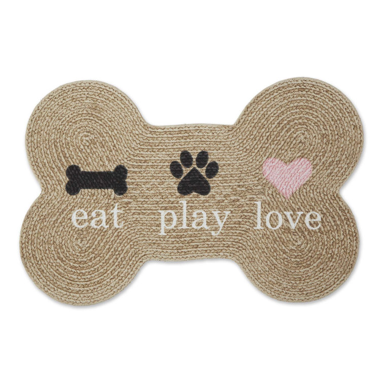 dog bone shaped mat