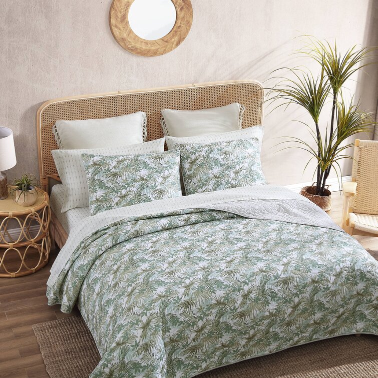 tommy bahama gray quilt