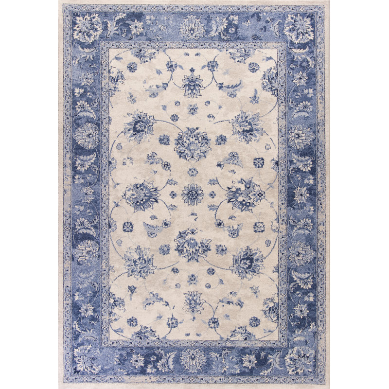 Astoria Grand Marquart Vintage Gray Blue Area Rug Reviews Wayfair