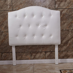 Twin Button Tufted Panel Headboard by Bellasario Collection