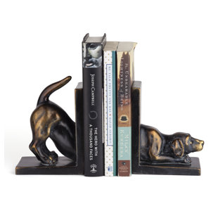 2 Pieces Labrador Dog Bookends Set (Set of 2)