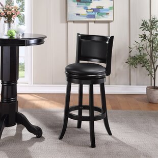 Ball& Cast Counter Height Barstool Upholstered Counter Stool Weathered Oak Finish 2-Pack 30 H 