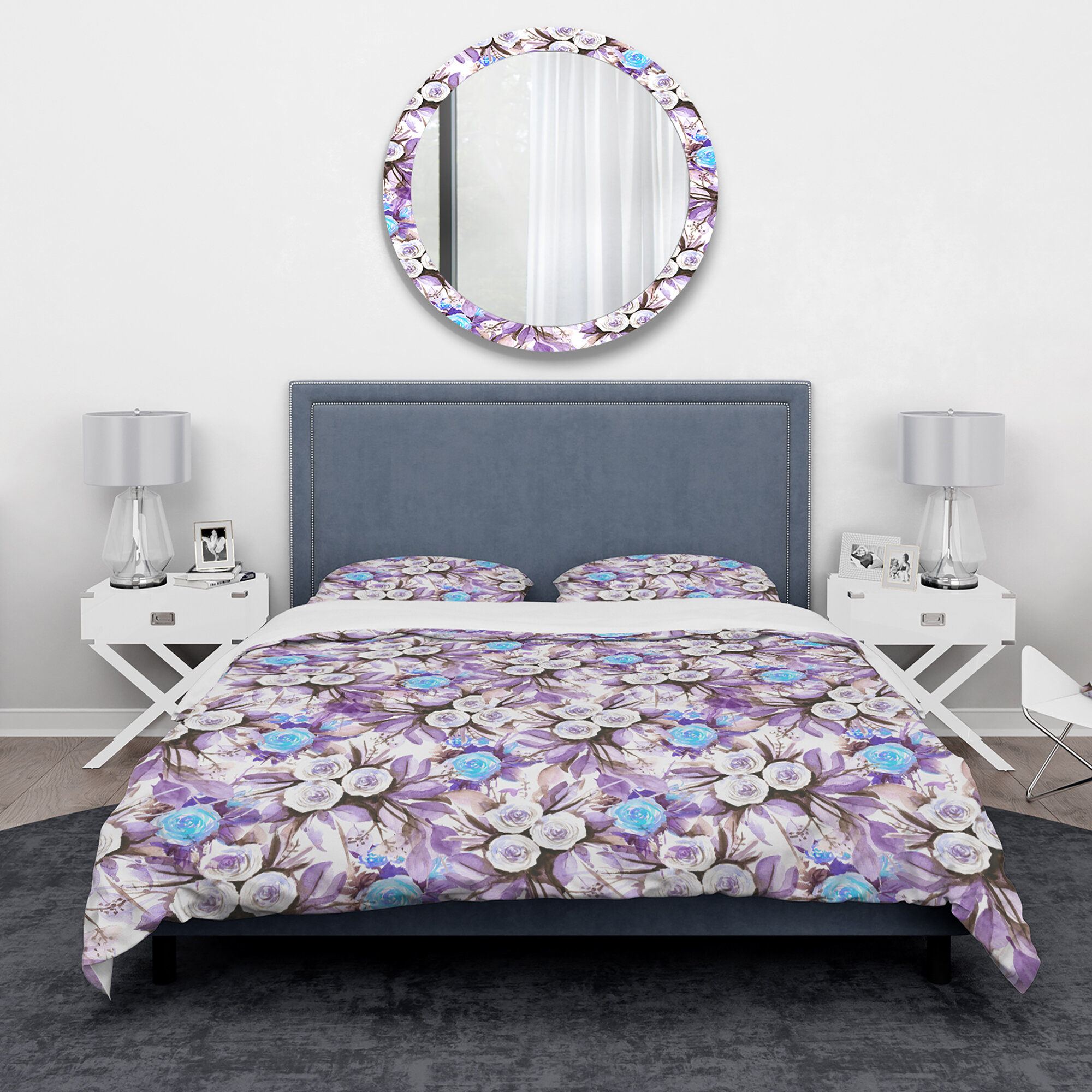 East Urban Home Vintage Flower Duvet Cover Set Wayfair