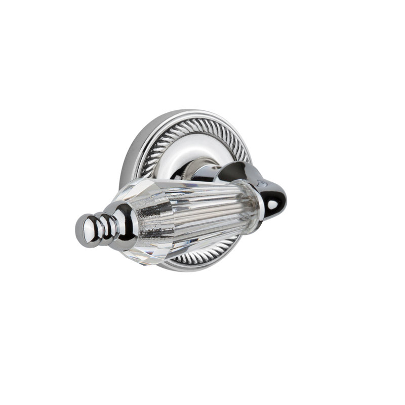 Nostalgic Warehouse Crystal Parlor Passage Door Lever With Rope Rosette Reviews Wayfair
