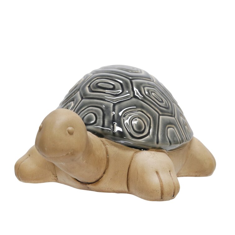 Highland Dunes Moorefield Ceramic Tortoise Deco | Wayfair