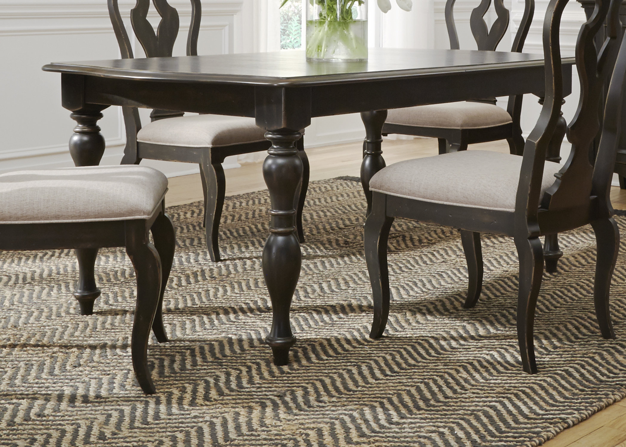 Darya Solid Wood Dining Table