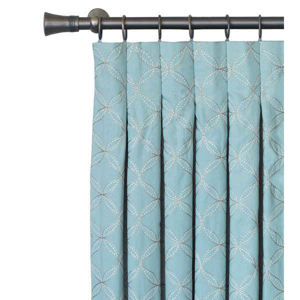 Eastern Accents Magnolia Inverted Pinch Pleat Single Curtain Panel