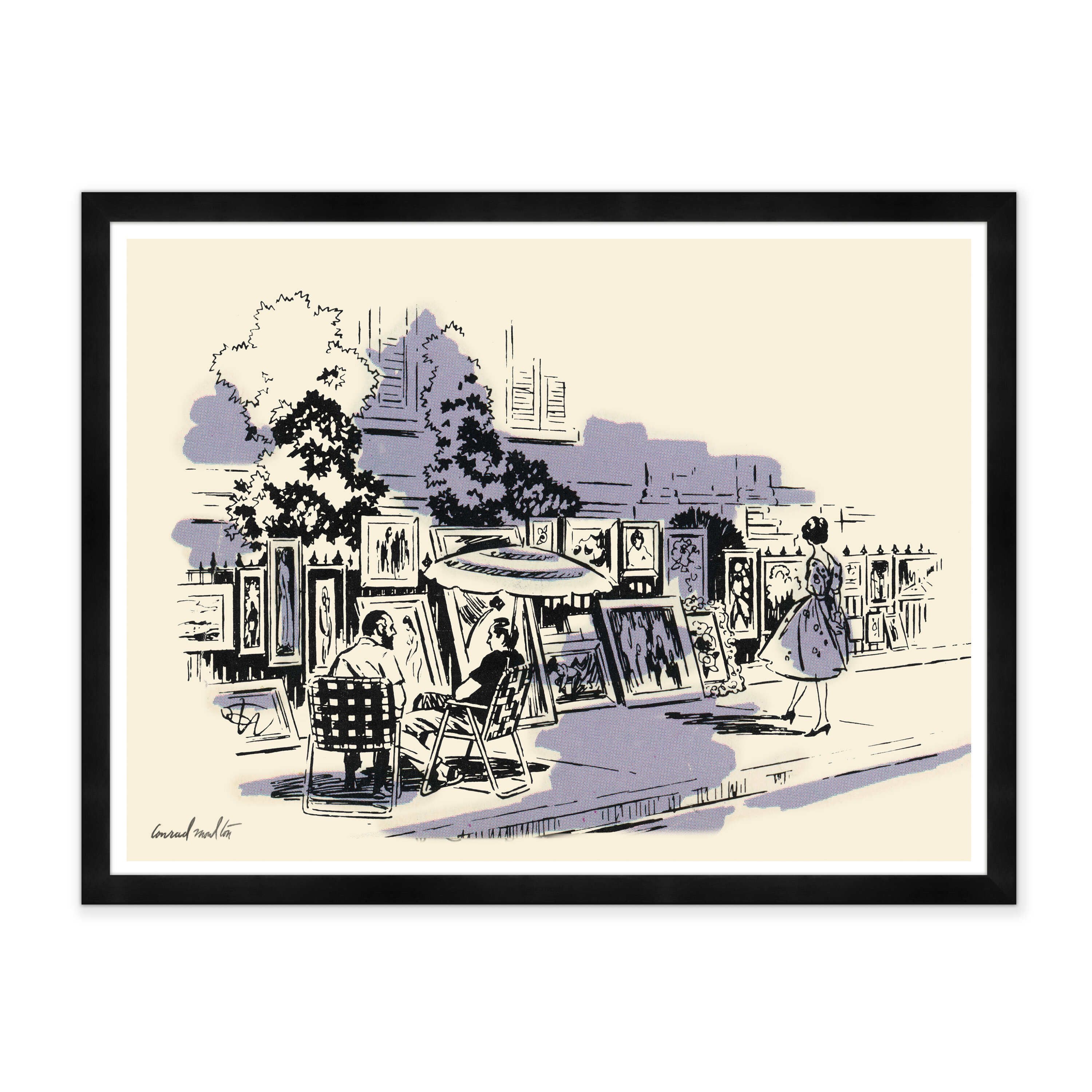 tim-klein-paris-street-art-fair-picture-frame-print-wayfair