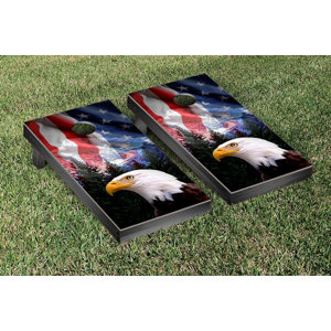 American Eagle USA Mountain Version Cornhole Game Set