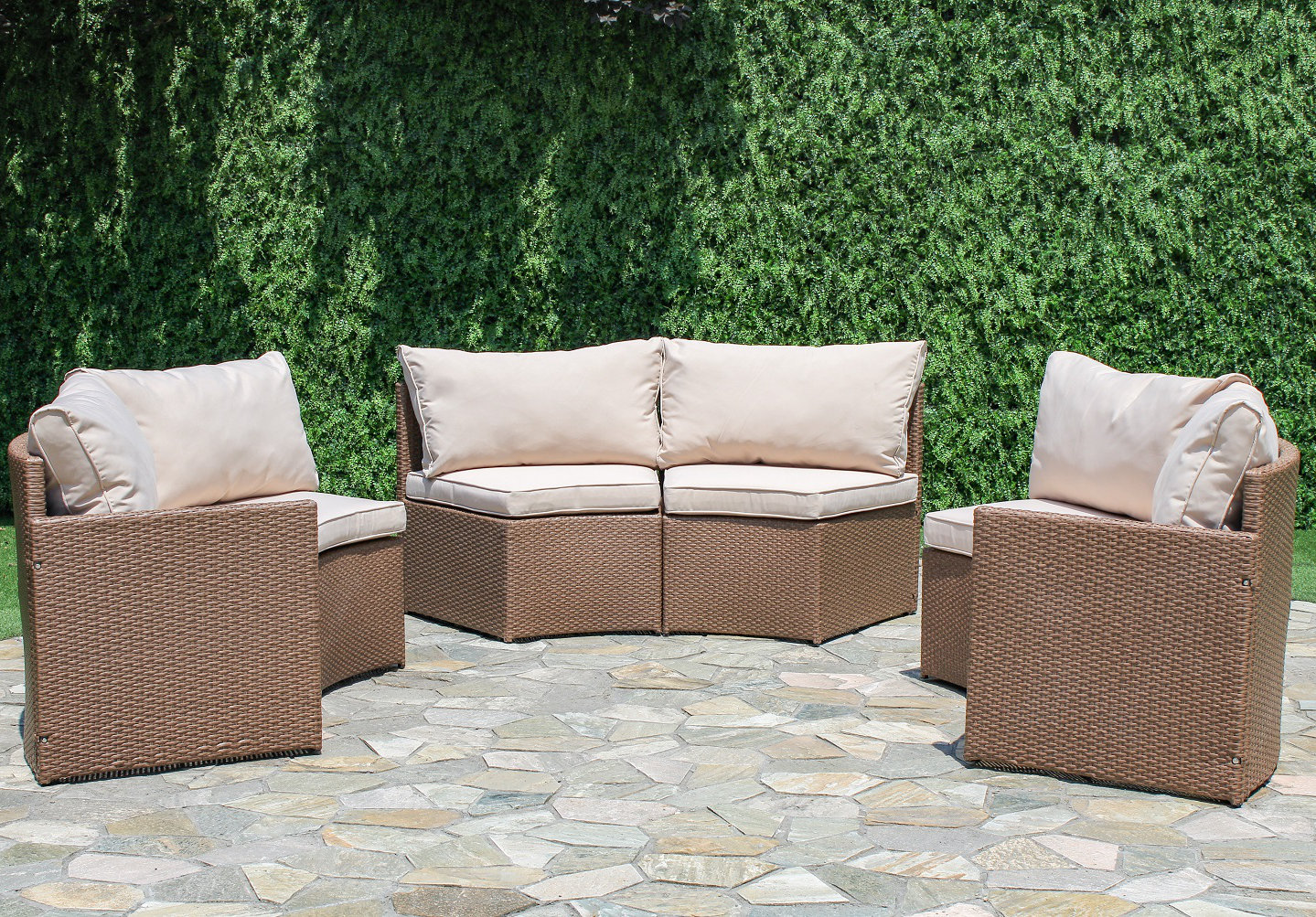 Sturbridge Patio Sectional With Cushions