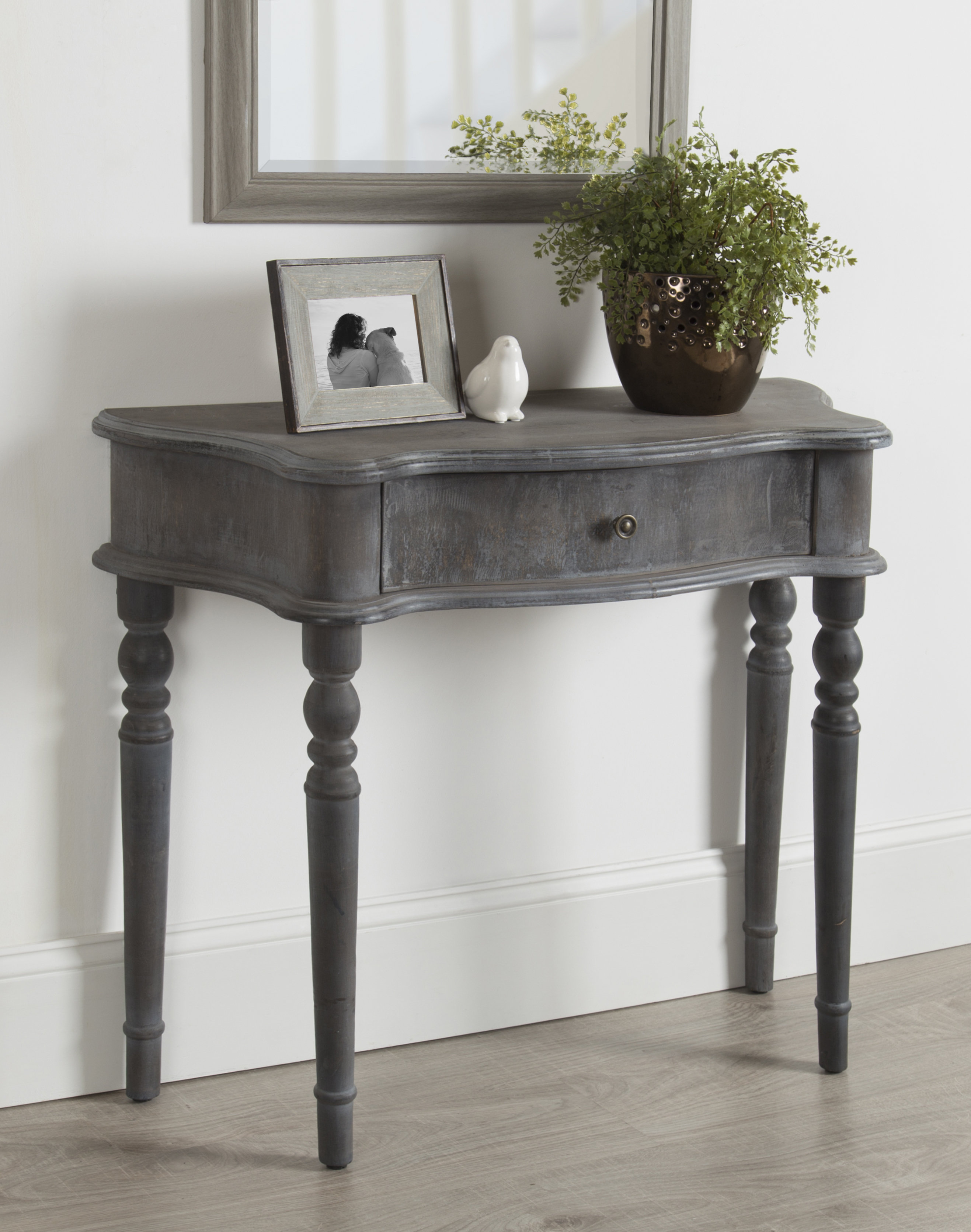 Ophelia Co Wadley Country French Wood Console Table Reviews Ophelia Co Wadley Country French