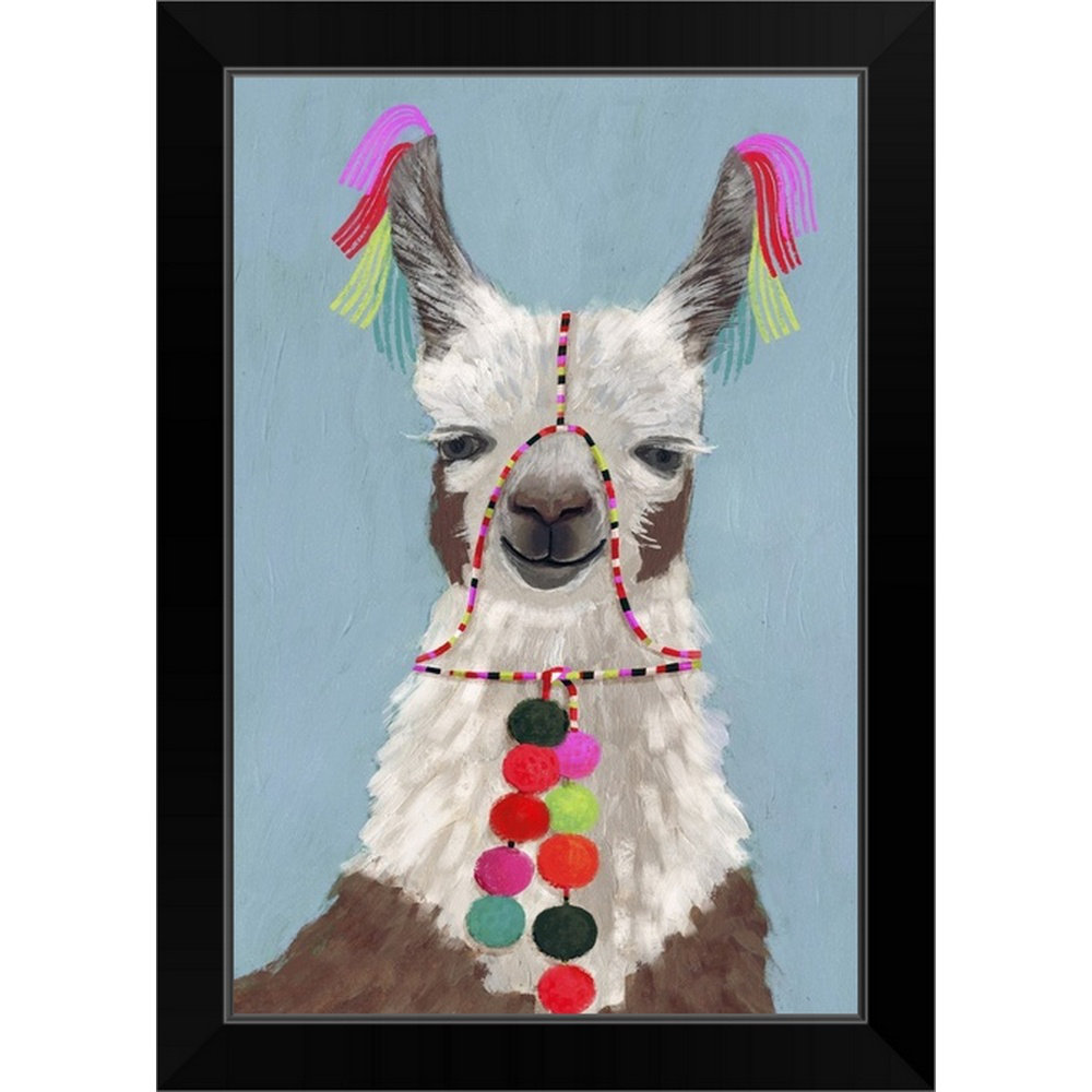 The Novogratz Pom Pom Llama II Canvas Art Print