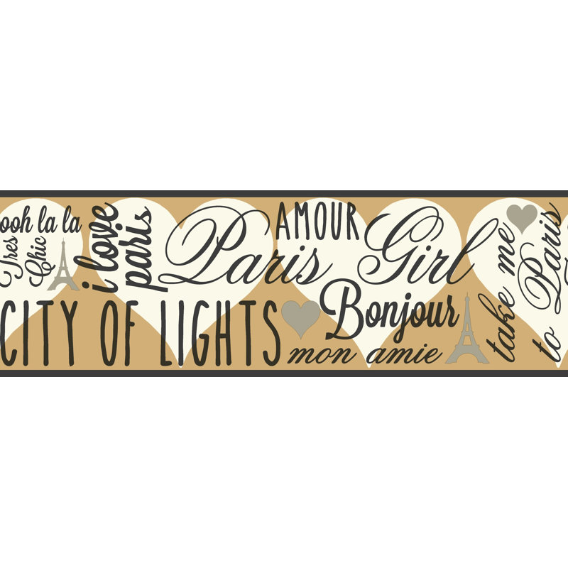 Winston Porter Besender City Of Lights 15 L X 6 75 W Wallpaper
