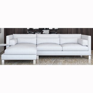 Zonia Left Hand Facing Leather Sectional By Orren Ellis
