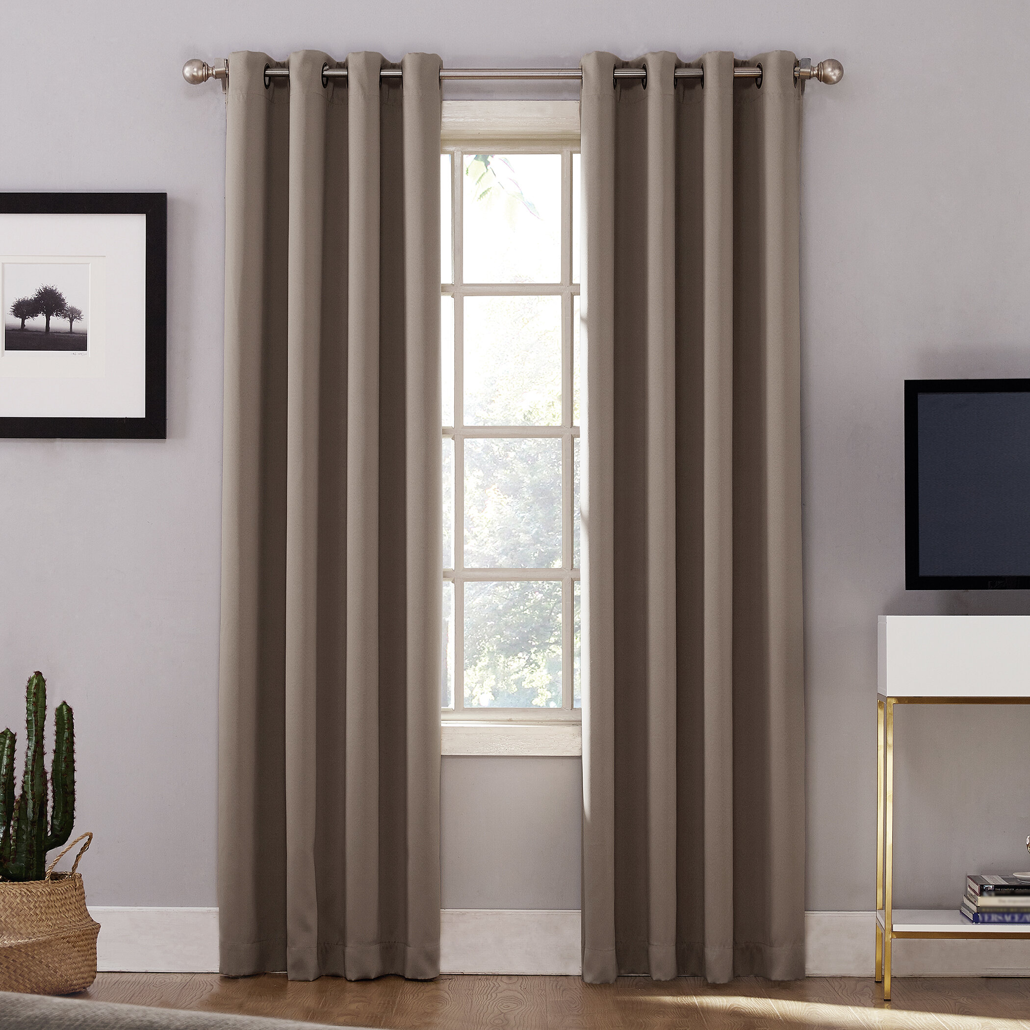 Brown Sun Zero Curtains Drapes Youll Love In 2021 Wayfair