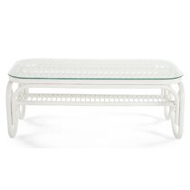 White Wicker Coffee Table : Veranda Resin Wicker Cocktail Or Coffee Table / Wicker outdoor coffee & side tables :