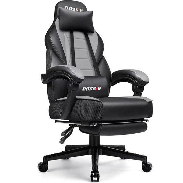 Details about   Gaming Chair Race Computer Chair Office Chair Boss Desk Seat Swivel Chair Rest 