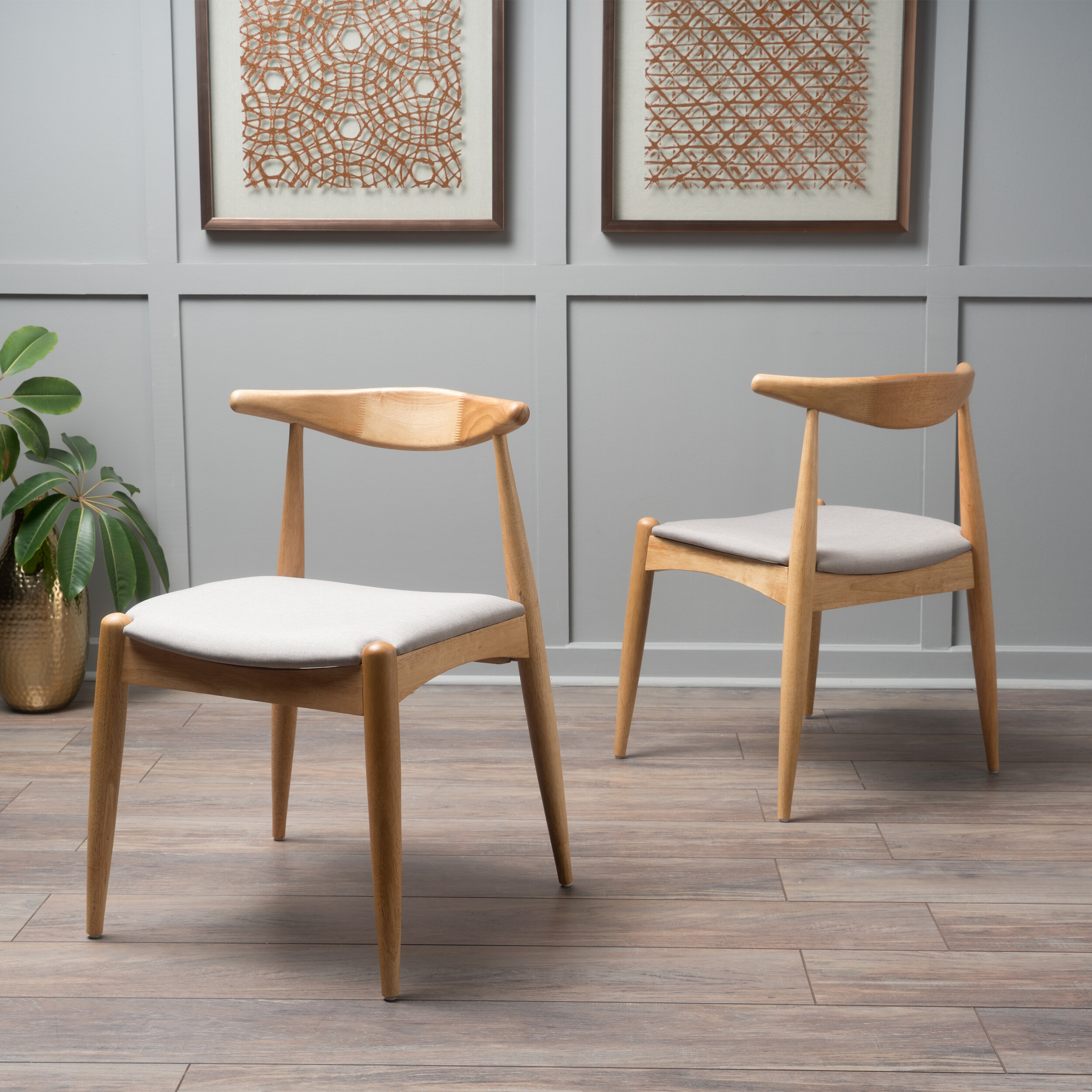 wayfair mid century modern dining chairs