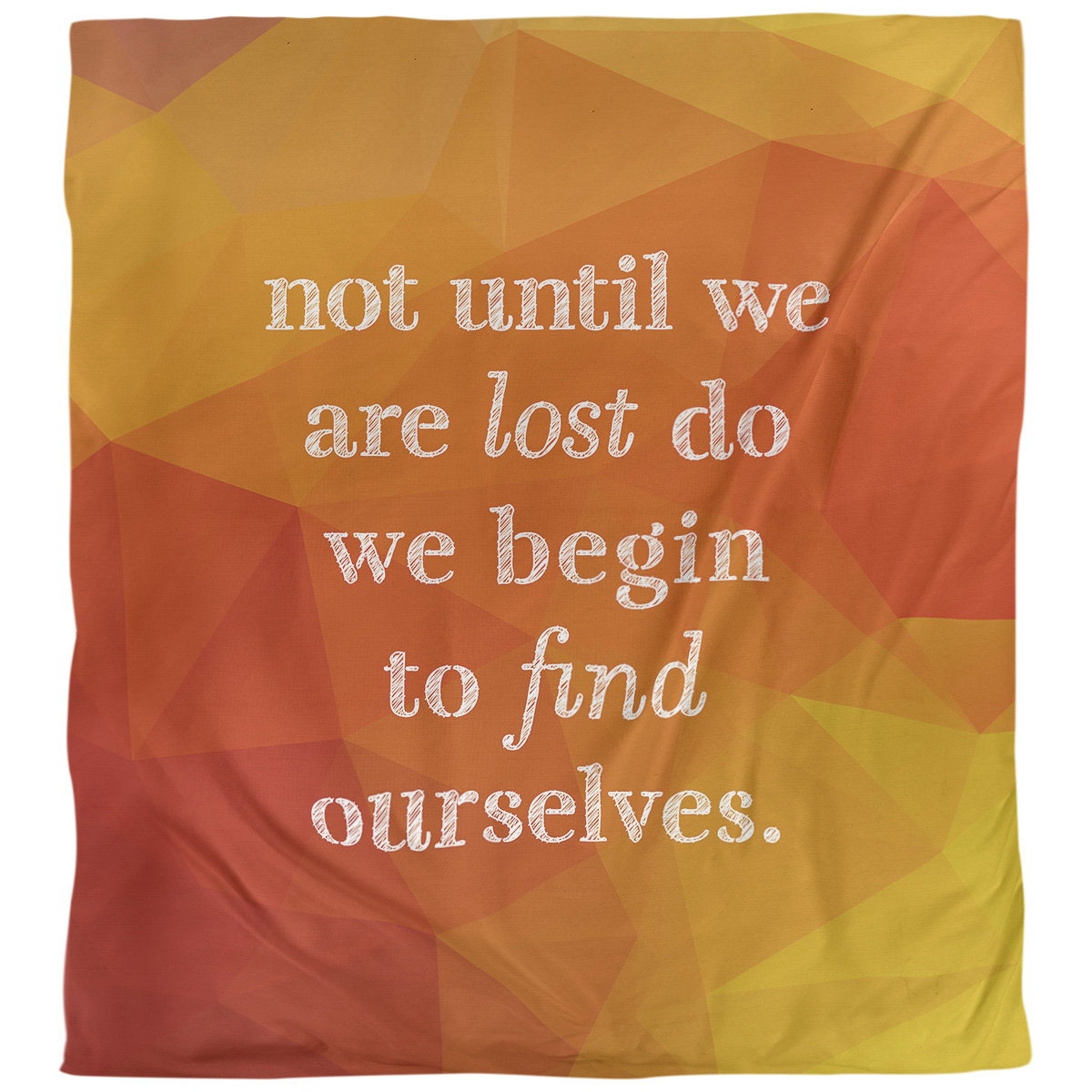 East Urban Home Find Yourself Quote Single Duvet Cover Wayfair