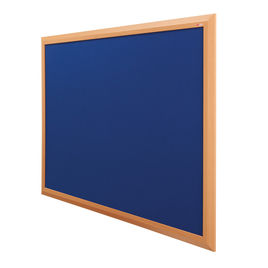 ClearAmbient Wandmontierté Pinnwand Größe: 60 cm H x 90 cm B, Farbe: Blau