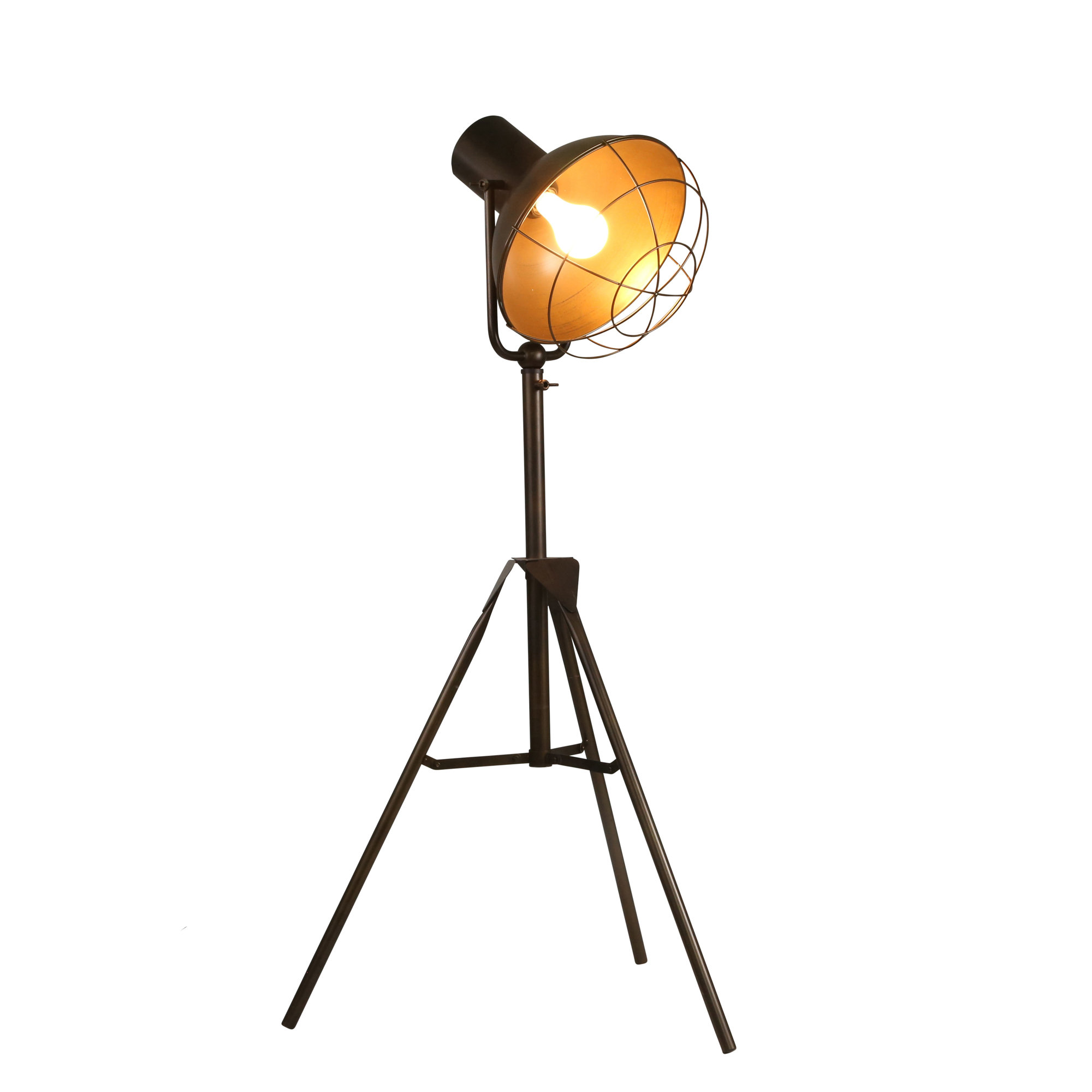 Williston Forge Masson Metal 64 Tripod Floor Lamp Wayfair Ca