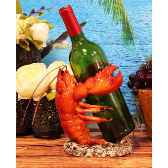 Millwood Pines Seychella Snow Wolf 1 Bottle Tabletop Wine Bottle Rack Wayfair