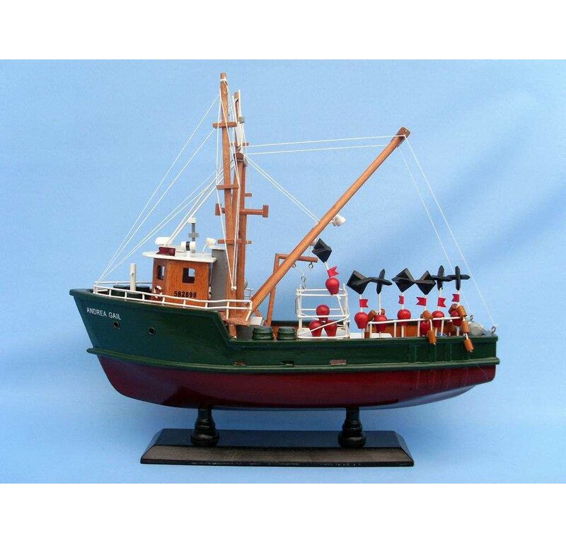 Andrea Gail The Perfect Storm Fishing Model Boat