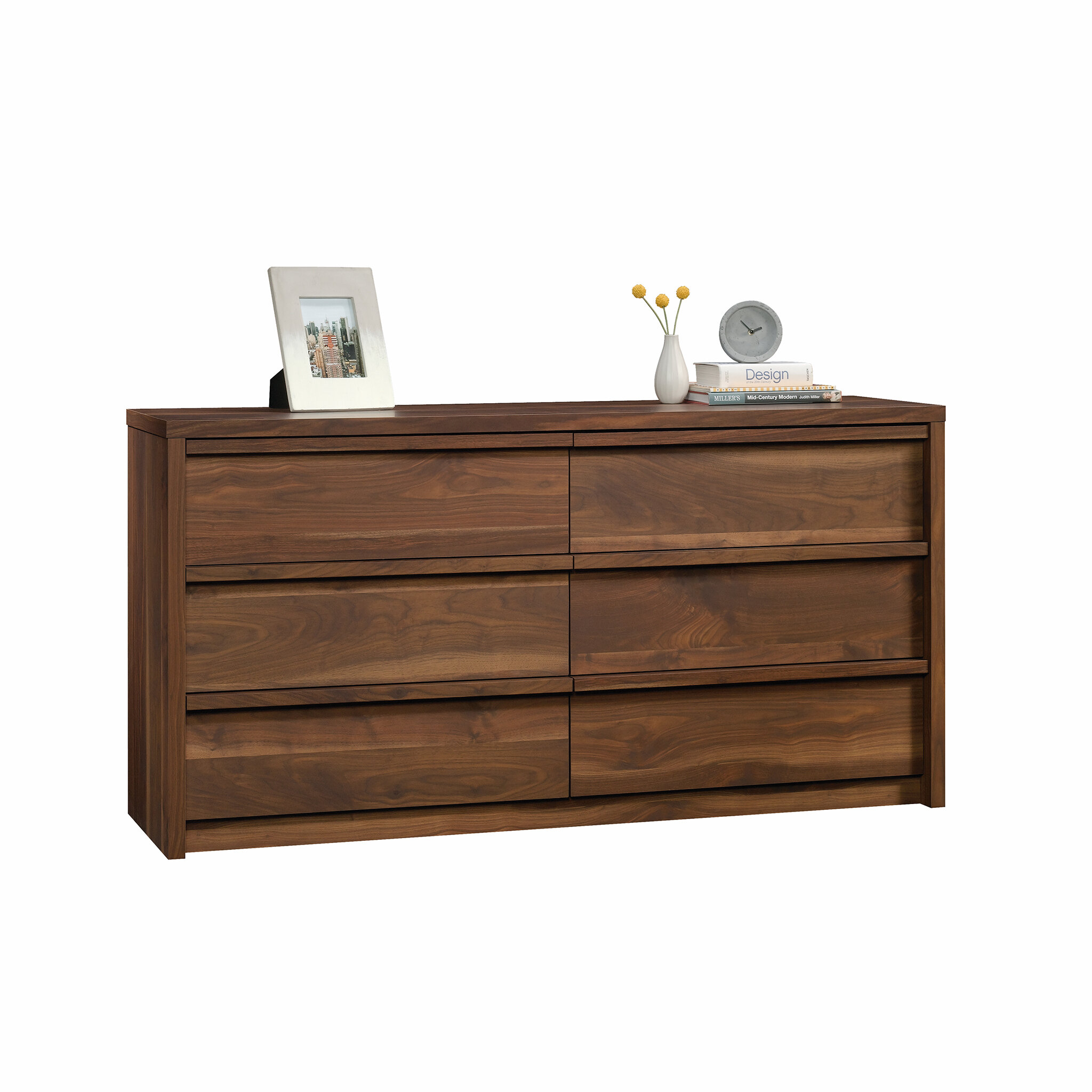 Posner 6 Drawer Double Dresser Reviews Allmodern