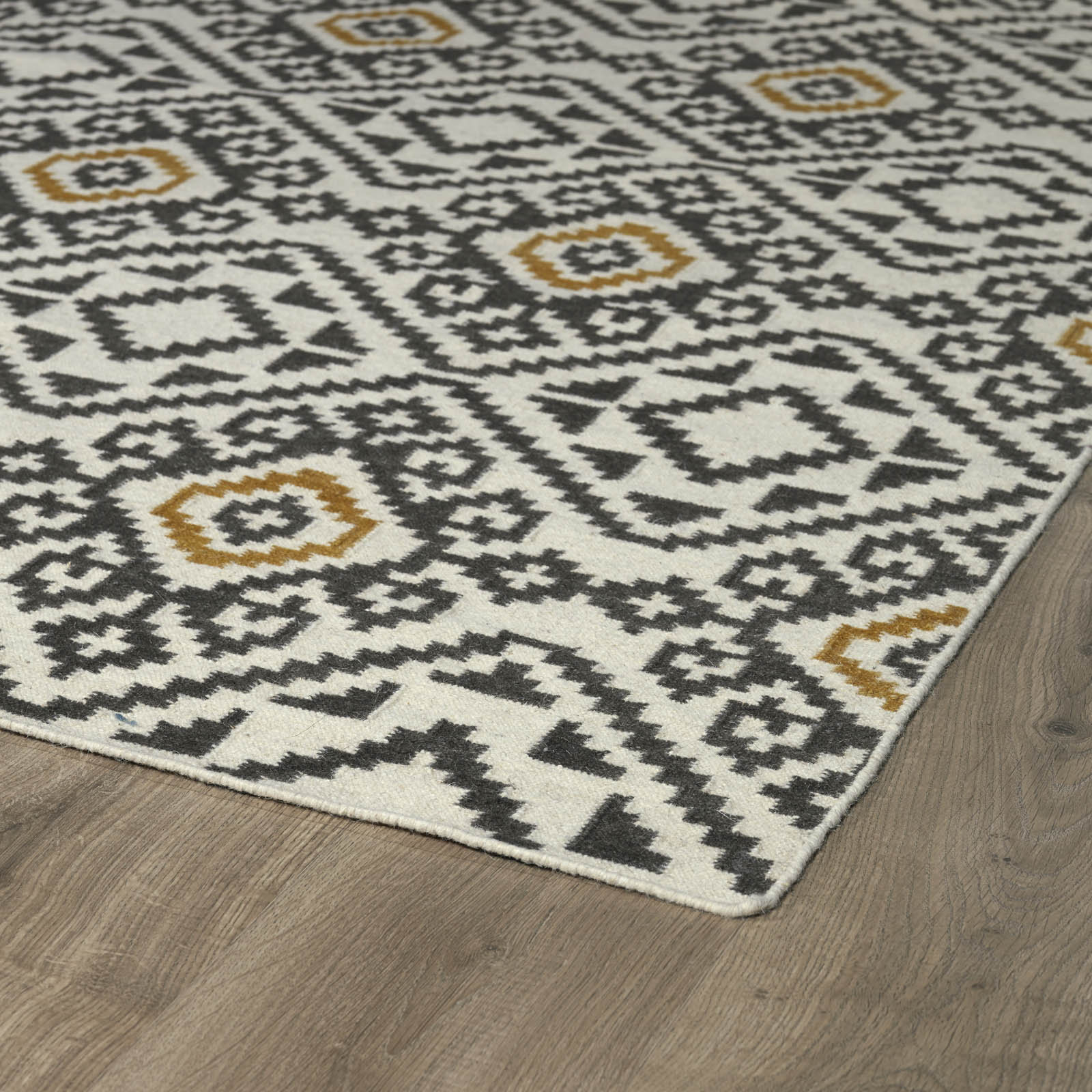Marble Falls Charcoal Geometric Area Rug & Reviews AllModern