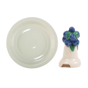 Milton Brook 2 Piece Large Pie Dish and Blueberry Pie Flute Set