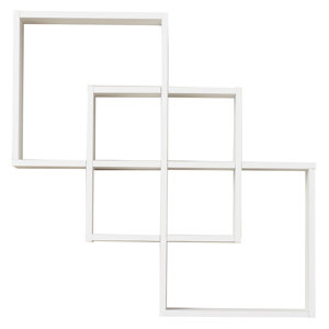 3 Intersecting Decorative Accent Shelf