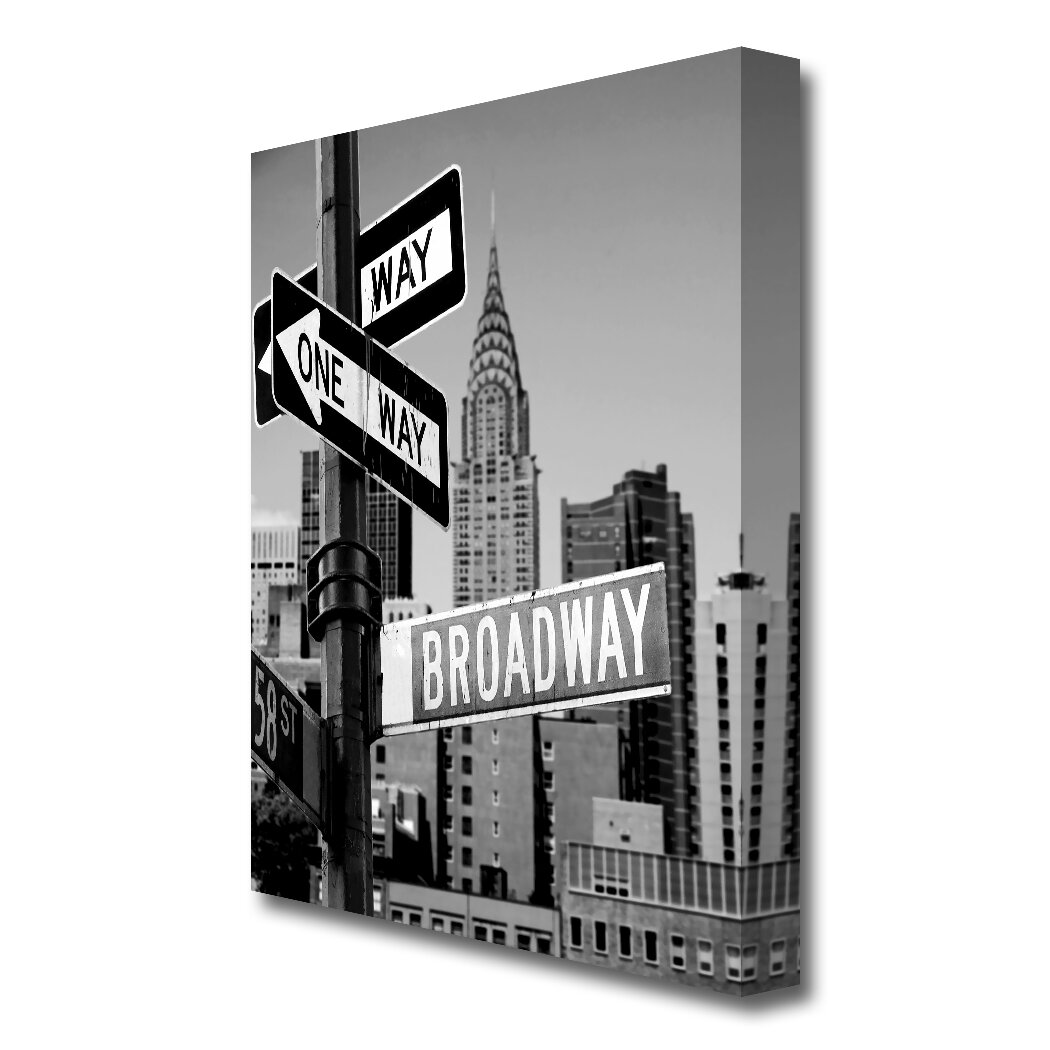Broadway in New York Leinwandbild Wanddeko Kunstdruck 