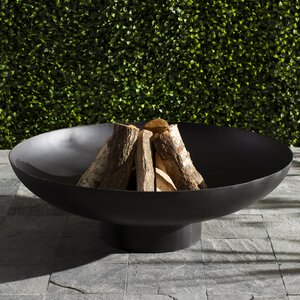 Nuria Steel Wood Burning Fire Pit