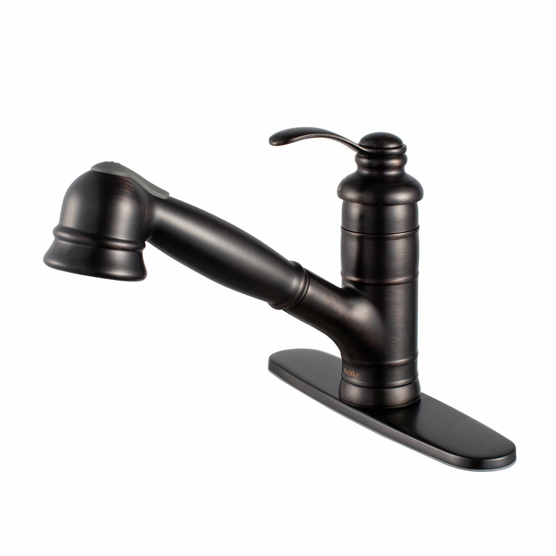 Maykke Shelton Single Handle Pull Out Standard Kitchen Faucet